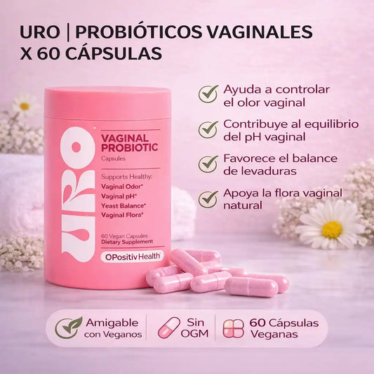 URO | PROBIÓTICOS VAGINALES x 60 CÁPSULAS