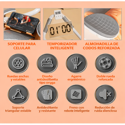 Rodillo Abdominal Multifuncional